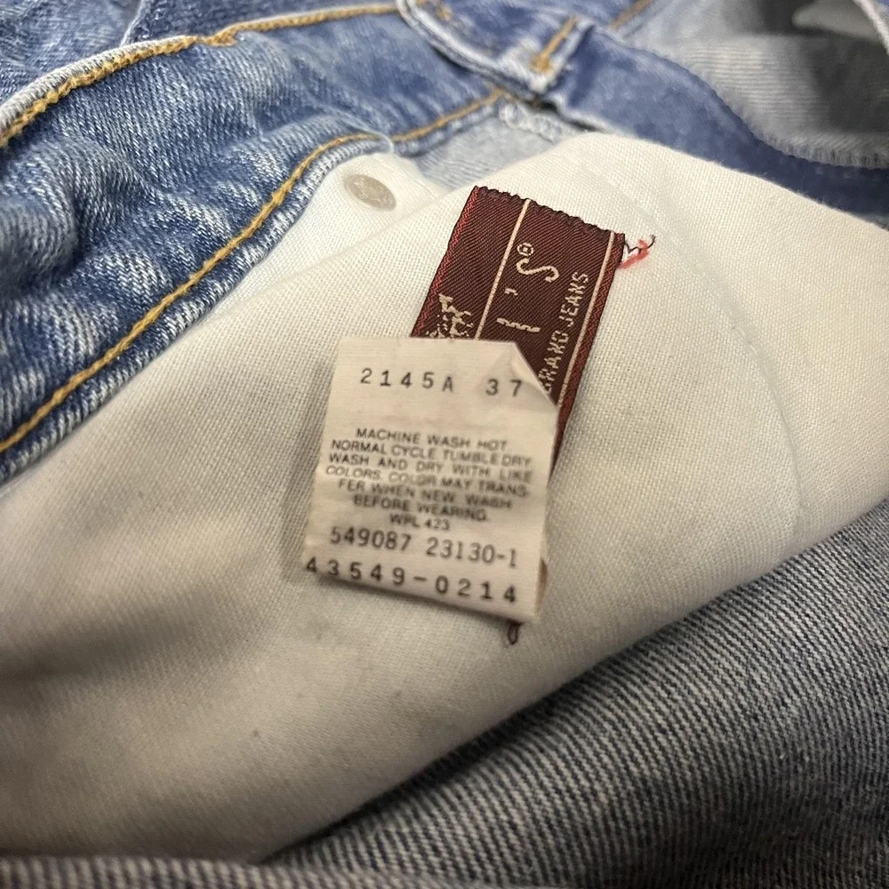 Vintage Levis Jeans Mens 40x30 Blue Stone Wash Denim Straight Leg Made USA‎ 90s